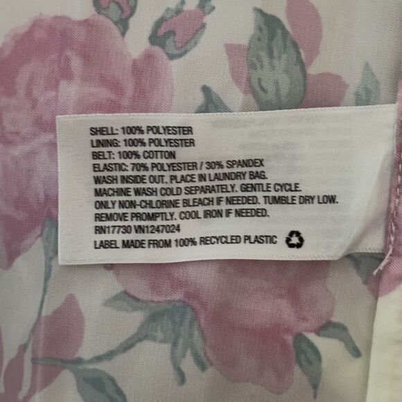 Love Shack Fancy Dress Women Small White Pink Floral Elise Cottagecore Feminine - Picture 8 of 9